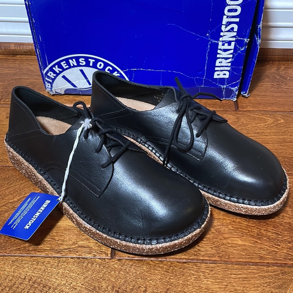 Birkenstock Vintage Wood Black Gary Shoe- Size 41